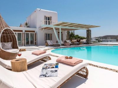 Luxury Ocean View Villa Mykonos Town Centre