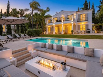 VACATION MARBELLA I Villa White Orchid, Palatial Villa, Private Heated Pool, Prime Golf Valley Location, Minutes from Puerto Banus, Luxury Interiors, Outdoor Fire Pit Lounge